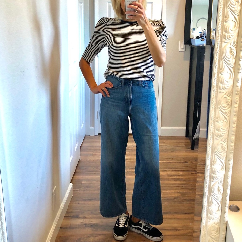 Uniqlo High Rise Wide Fit Jeans